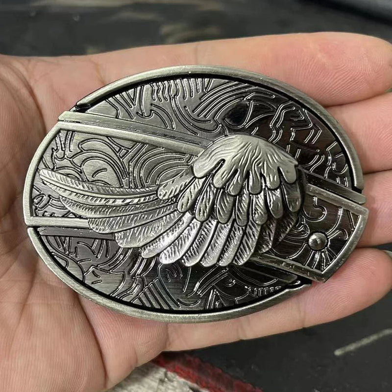 3 em 1 - Fivela + Canivete + Cinto de sua preferência