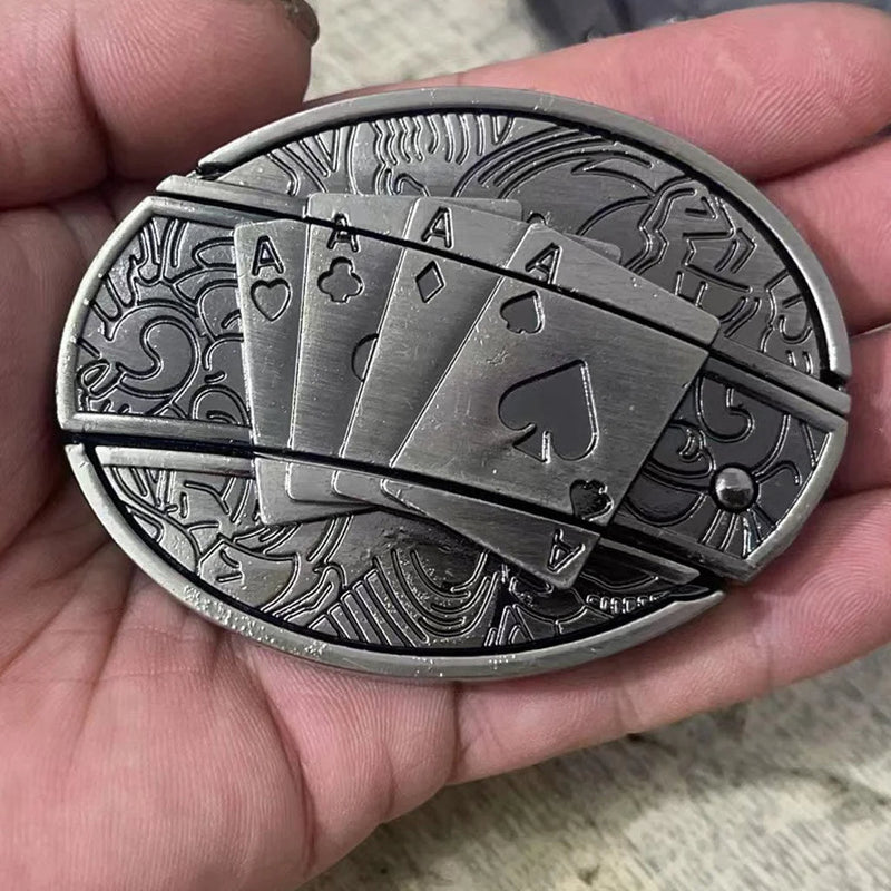 3 em 1 - Fivela + Canivete + Cinto de sua preferência