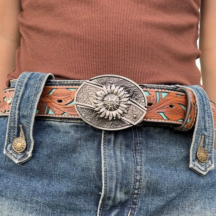 3 em 1 - Fivela + Canivete + Cinto de sua preferência