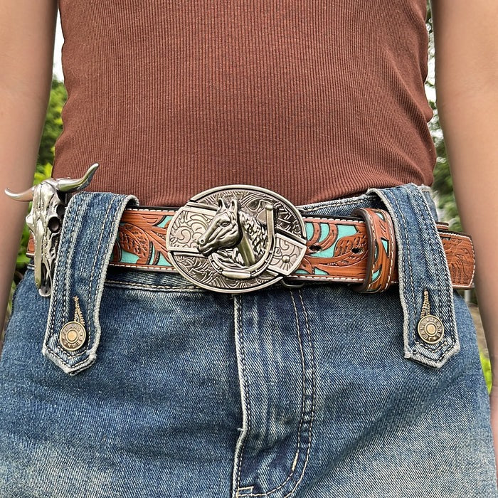 3 em 1 - Fivela + Canivete + Cinto de sua preferência