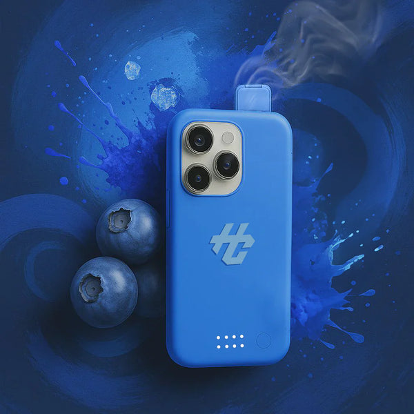 Case para iPhone – 30.000 Puffs Recarregável  (RAZZ BLUE ICE)