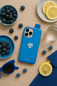 Case para iPhone – 30.000 Puffs Recarregável  (RAZZ BLUE ICE)